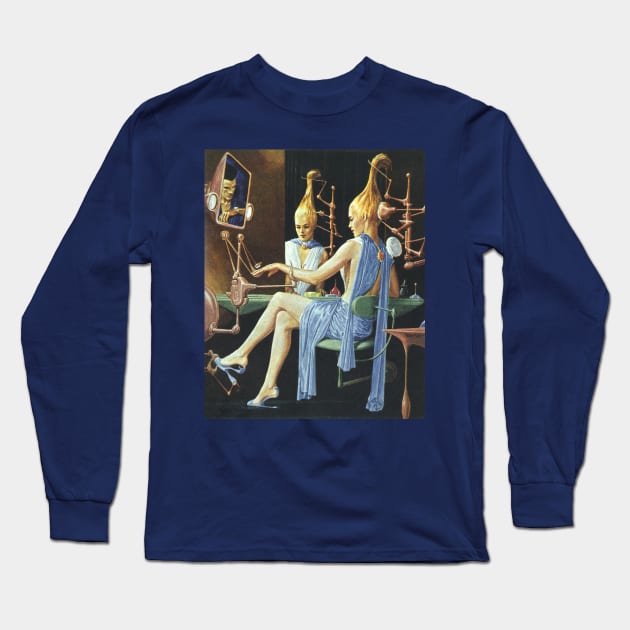 Vintage Science Fiction Long Sleeve T-Shirt by MasterpieceCafe
